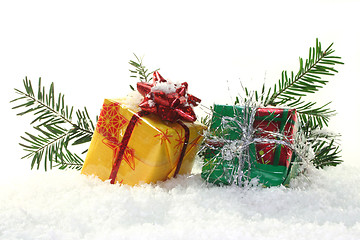 Image showing Christmas gifts