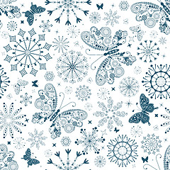 Image showing Seamless christmas pattern 