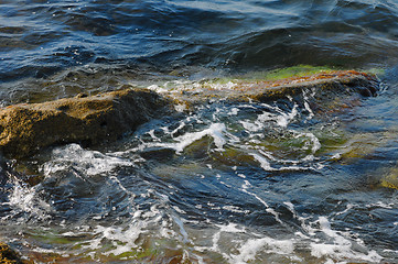 Image showing Stone in water