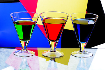 Image showing Wineglasses