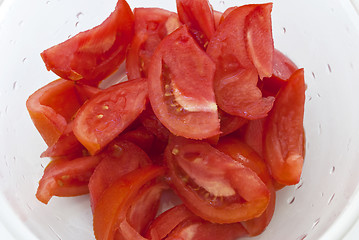 Image showing Tomato slices