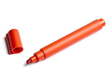 Image showing red highlighter isolated on white