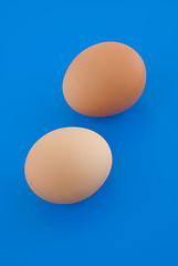 Image showing Two eggs