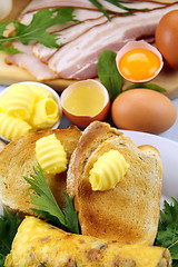 Image showing Breakfast Ingredients