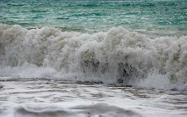 Image showing Polluted wave