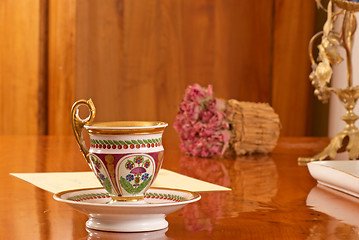 Image showing Fine china still life