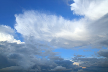 Image showing beauty sky with clouds