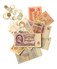 Image showing old soviet russian money