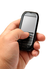 Image showing mobile phone in hand