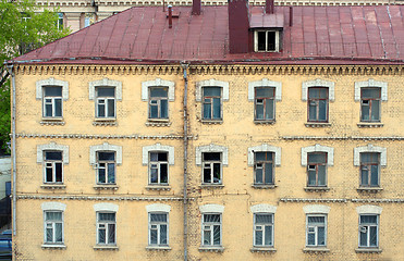 Image showing facade of old urban building