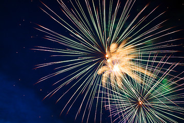 Image showing celebration fireworks