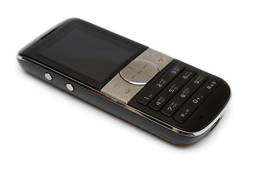 Image showing black mobile phone