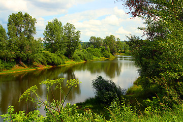 Image showing summer lake landscape