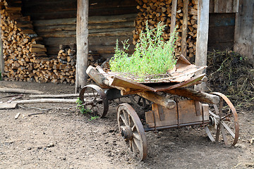 Image showing old obsolete wagon