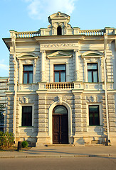 Image showing front of old ornate house