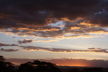 Image showing african sunset