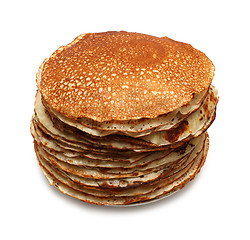 Image showing stack of pancakes