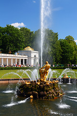 Image showing Samson fountain in petergof