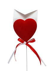 Image showing love letter to valentine day