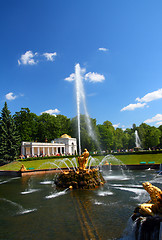 Image showing Samson fountain in petergof