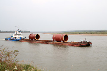 Image showing industrial cargo transportation