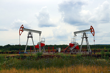 Image showing two oil pump