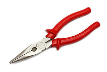 Image showing pliers with red handles