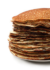 Image showing stack of pancakes