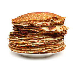 Image showing stack of pancakes