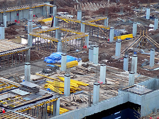 Image showing view on construction site