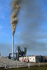 Image showing black toxic smoke