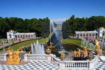 Image showing petergof park in Saint Petersburg Russia