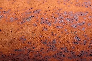 Image showing rusty iron tube background