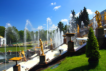 Image showing petergof park in Saint Petersburg Russia