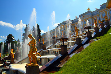 Image showing petergof park in Saint Petersburg Russia