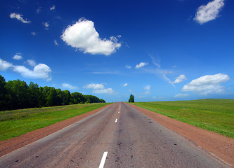 Image showing infinity road