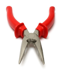 Image showing pliers with red handles