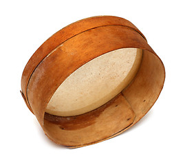 Image showing old wooden sieve