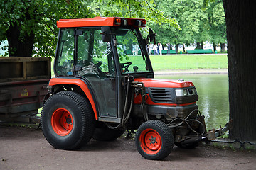 Image showing small tractor