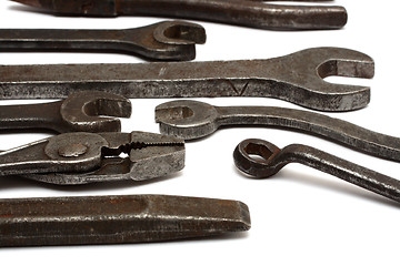 Image showing old dirty tools