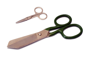 Image showing big and small shears