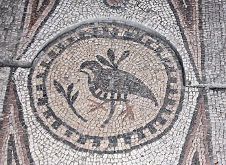 Image showing Ancient greek mosaic 