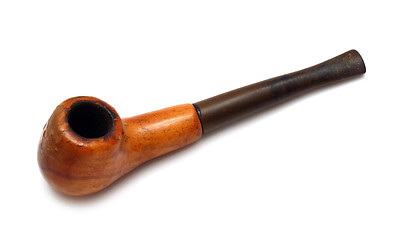 Image showing old wooden tobacco-pipe