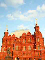 Image showing Russian Historical Museum on Red Square