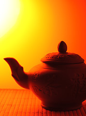 Image showing Clay teapot