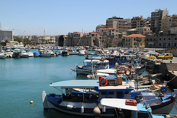 Image showing Venetian Port in Heraklion
