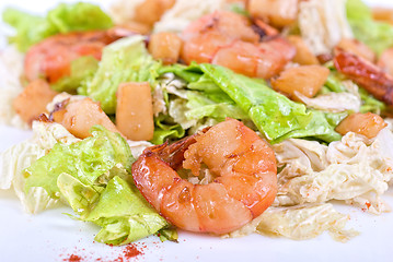 Image showing Shrimp tiger salad