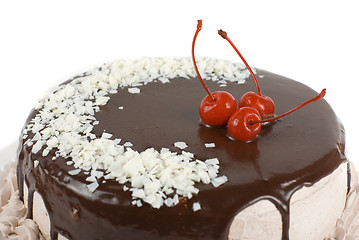 Image showing cherry cake