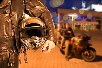 Image showing Biker