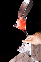 Image showing preparation of frozen cocktail